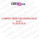 chtistick LETTRAGE CABINET PODOLOGUE