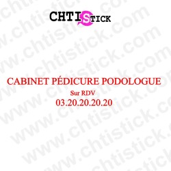 chtistick LETTRAGE CABINET PODOLOGUE