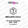 chtistick Chtistick horaire ambulance