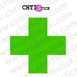 chtistick STICKERS VITRINE PHARMACIE 