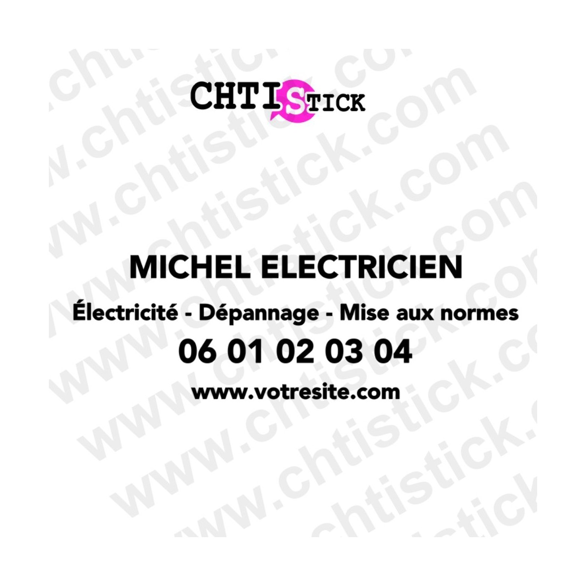 Marquage véhicule Electricien