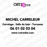 chtistick flocage lunette arriere