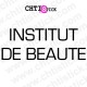 chtistick STICKER INSTITUT DE BEAUTE