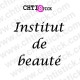 chtistick Institut de beauté autocollant