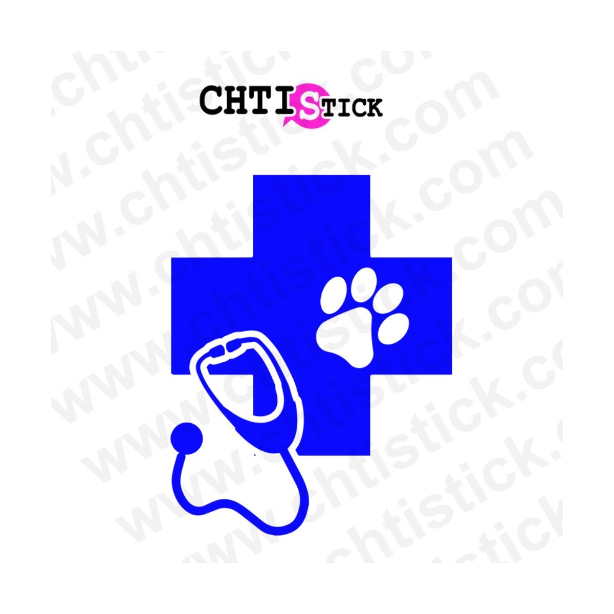 chtistick STICKER VETERINAIRE N°6