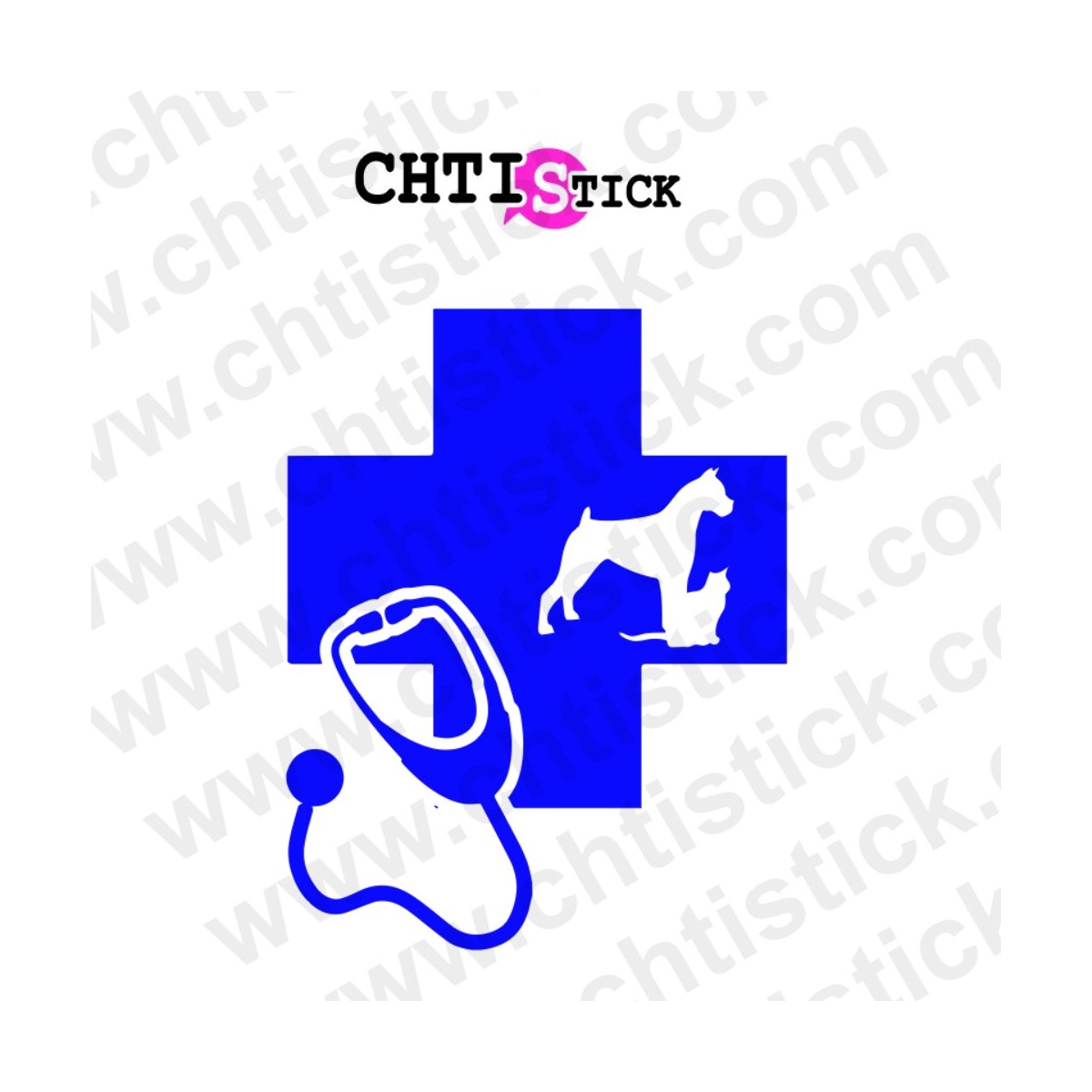 chtistick Stickers Clinique Vétérinaire