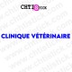 chtistick LETTRAGE VITRINE CLINIQUE VETERINAIRE