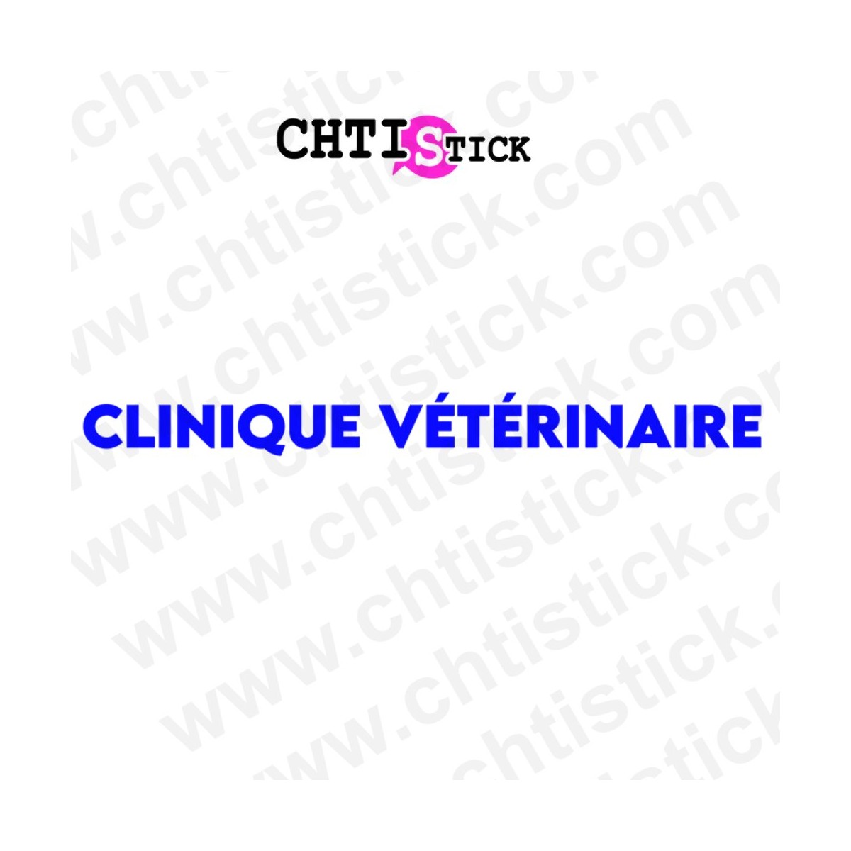 chtistick LETTRAGE VITRINE CLINIQUE VETERINAIRE