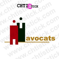 chtistick STICKER LOGO AVOCAT