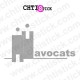 chtistick STICKERS LOGO AVOCAT DEPOLI