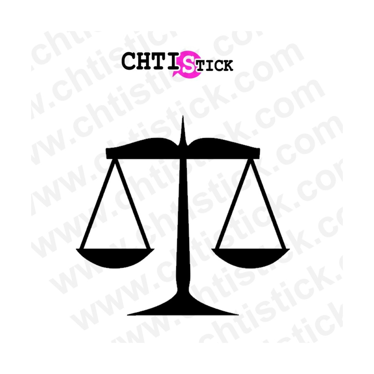 chtistick AUTOCOLLANT AVOCAT BALANCE