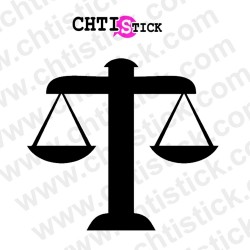 chtistick AUTOCOLLANT AVOCAT BALANCE