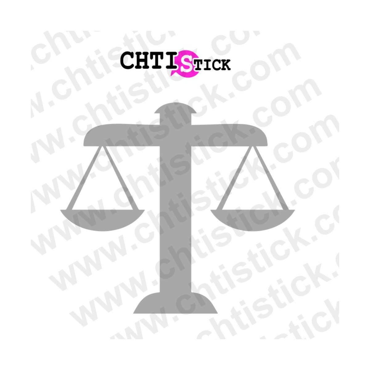 chtistick STICKERS AVOCAT BALANCE DEPOLI