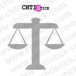 chtistick STICKERS AVOCAT BALANCE DEPOLI