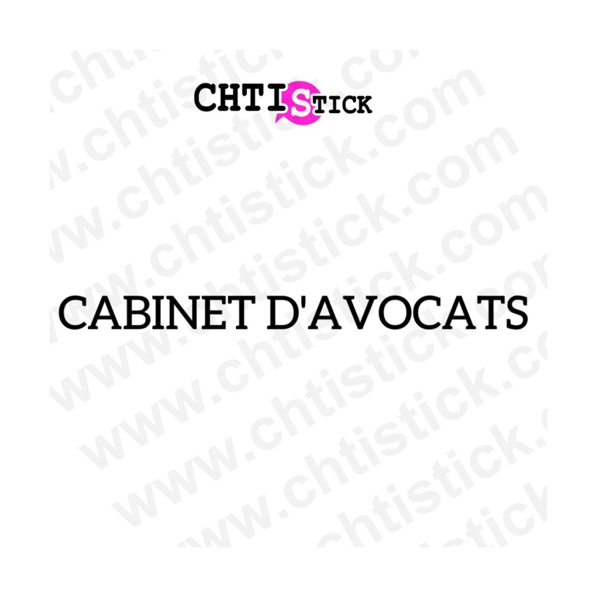 chtistick LETTRAGE ADHESIF CABINET AVOCATS 2