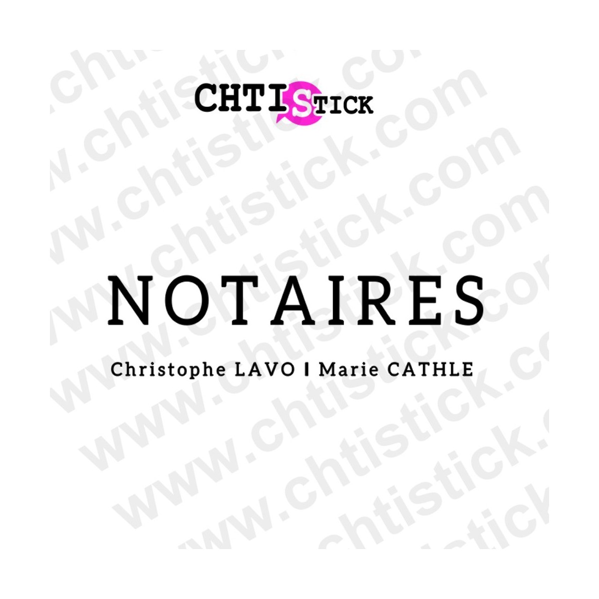 chtistick Lettrage Notaire personnalisable