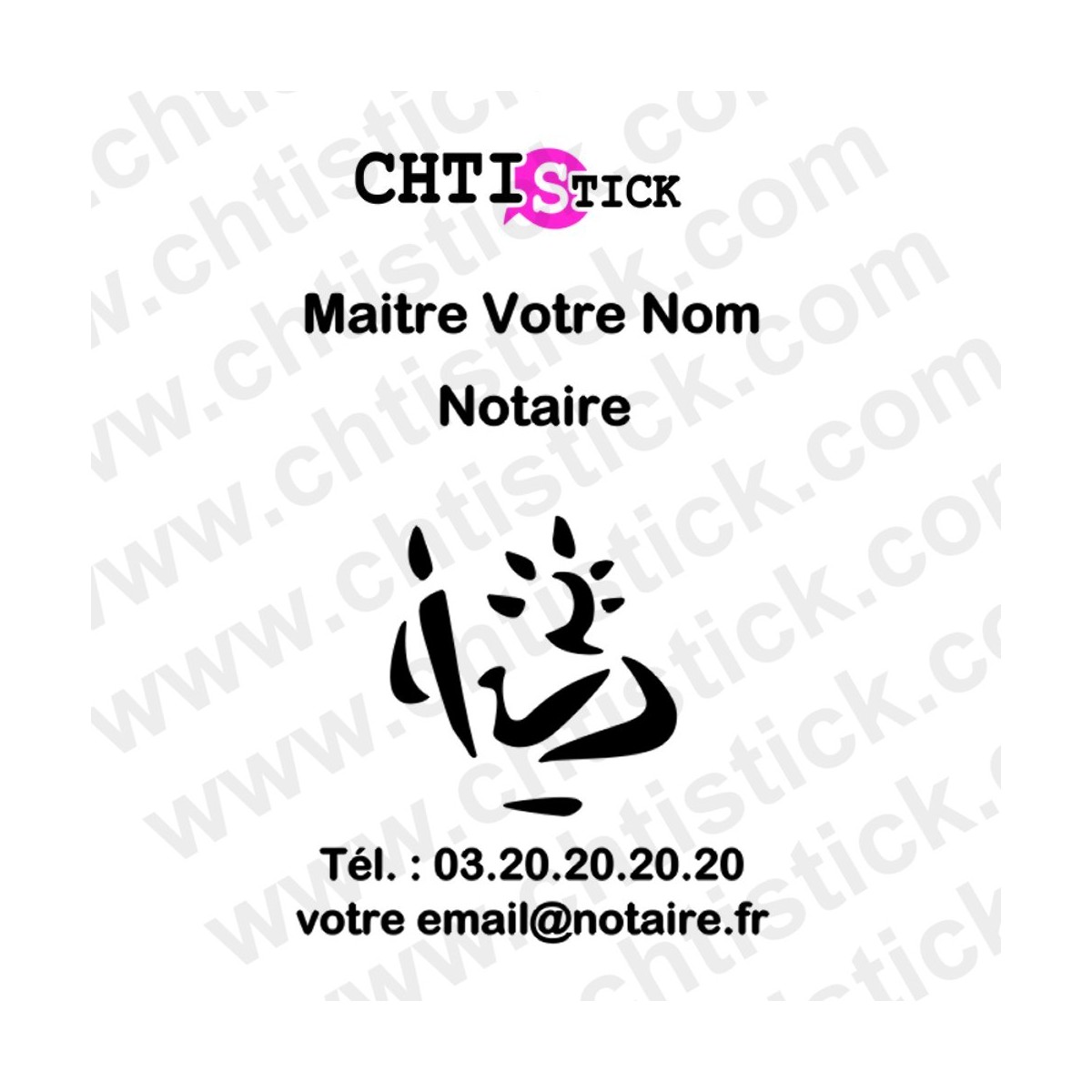 chtistick AUTOCOLLANT_ENSEIGNE_NOTAIRE