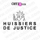 chtistick STICKER LOGO HUISSIER JUSTICE 2