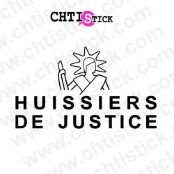chtistick STICKER LOGO HUISSIER JUSTICE 2