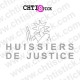 chtistick STICKER HUISSIER JUSTICE DEPOLI