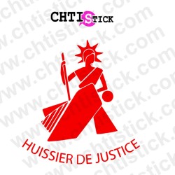 chtistick STICKER LOGO HUISSIER JUSTICE 3