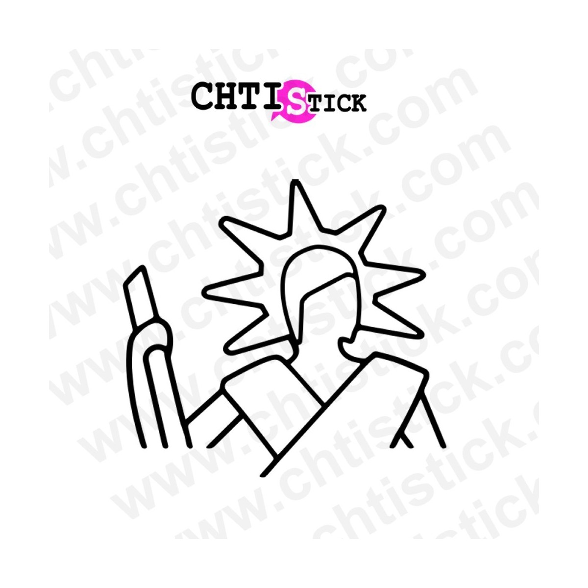 chtistick Huissier de Justice adhsésif