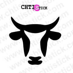 chtistick STICKER VACHE
