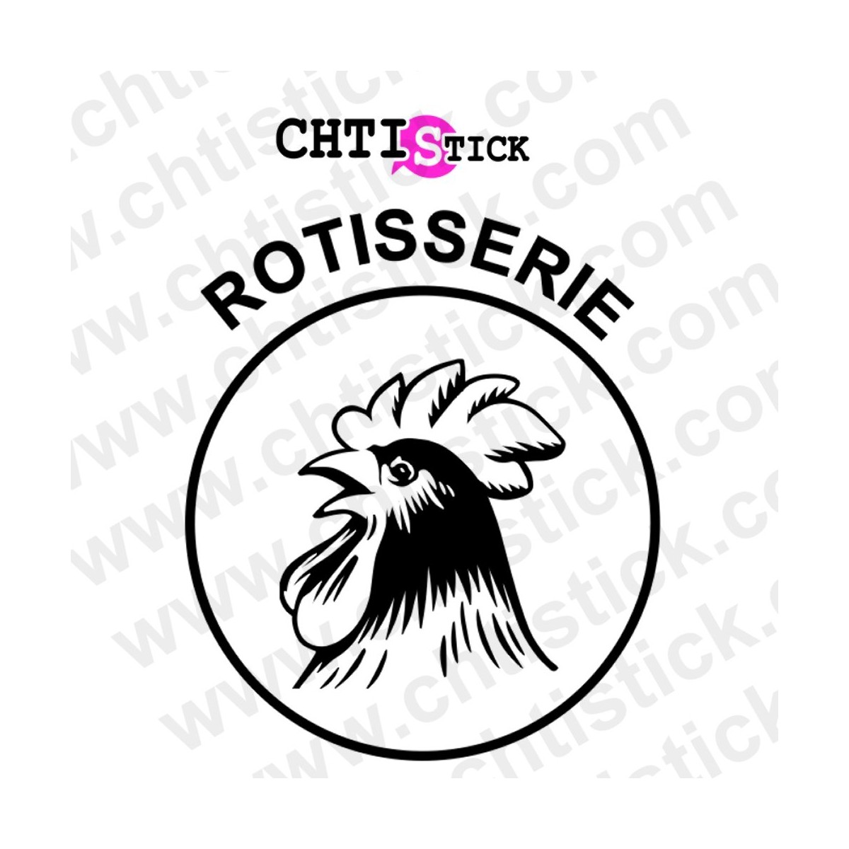 chtistick STICKERS ROTISSERIE