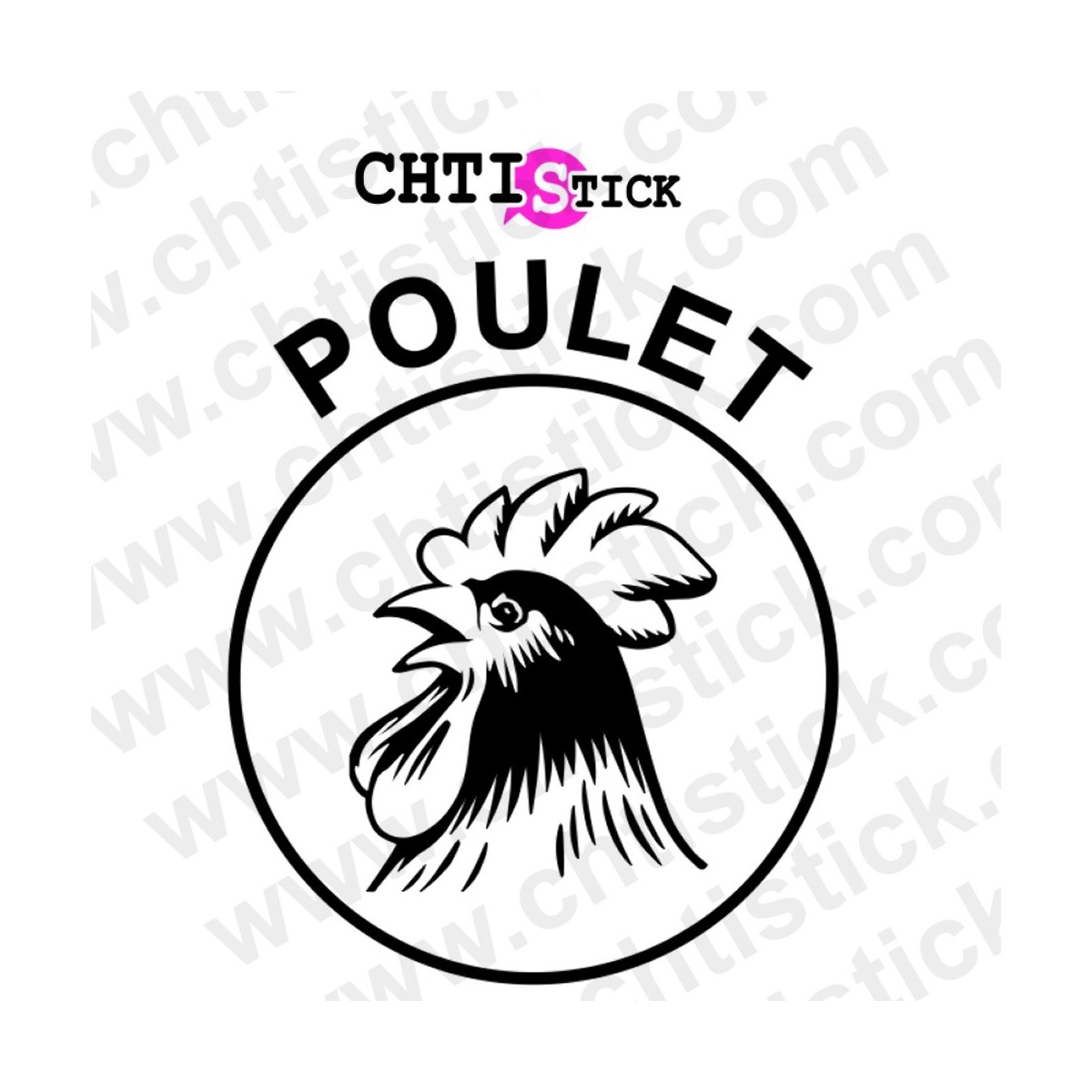 chtistick STICKERS ROTISSERIE VOLAILLE