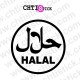 chtistick Sticker HALAL