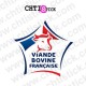 chtistick Stickers viande bovine francaise