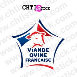 chtistick Stickers viande ovine francaise