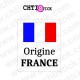 chtistick Sticker origine France
