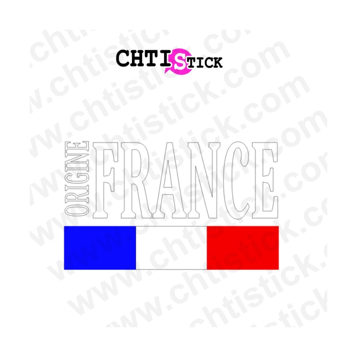 chtistick Stickers origine France