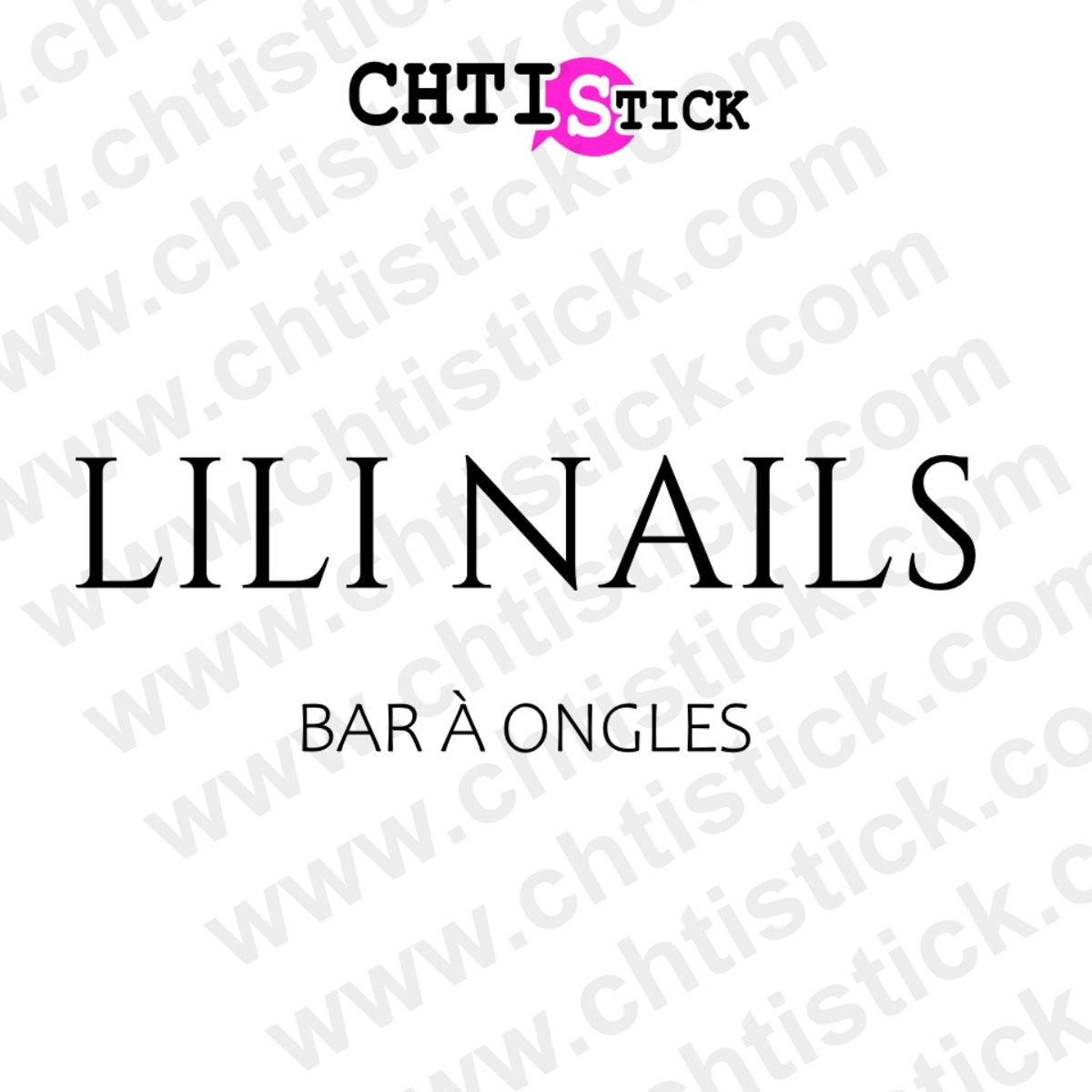 chtistick Bar à ongles personnalisable