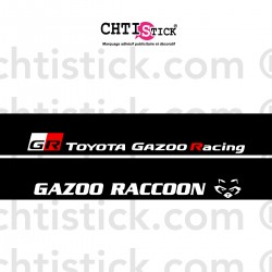 chtistick Deux bandeaux pare soleil personnalisés