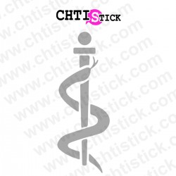 chtistick caducée infirmiere dépoli