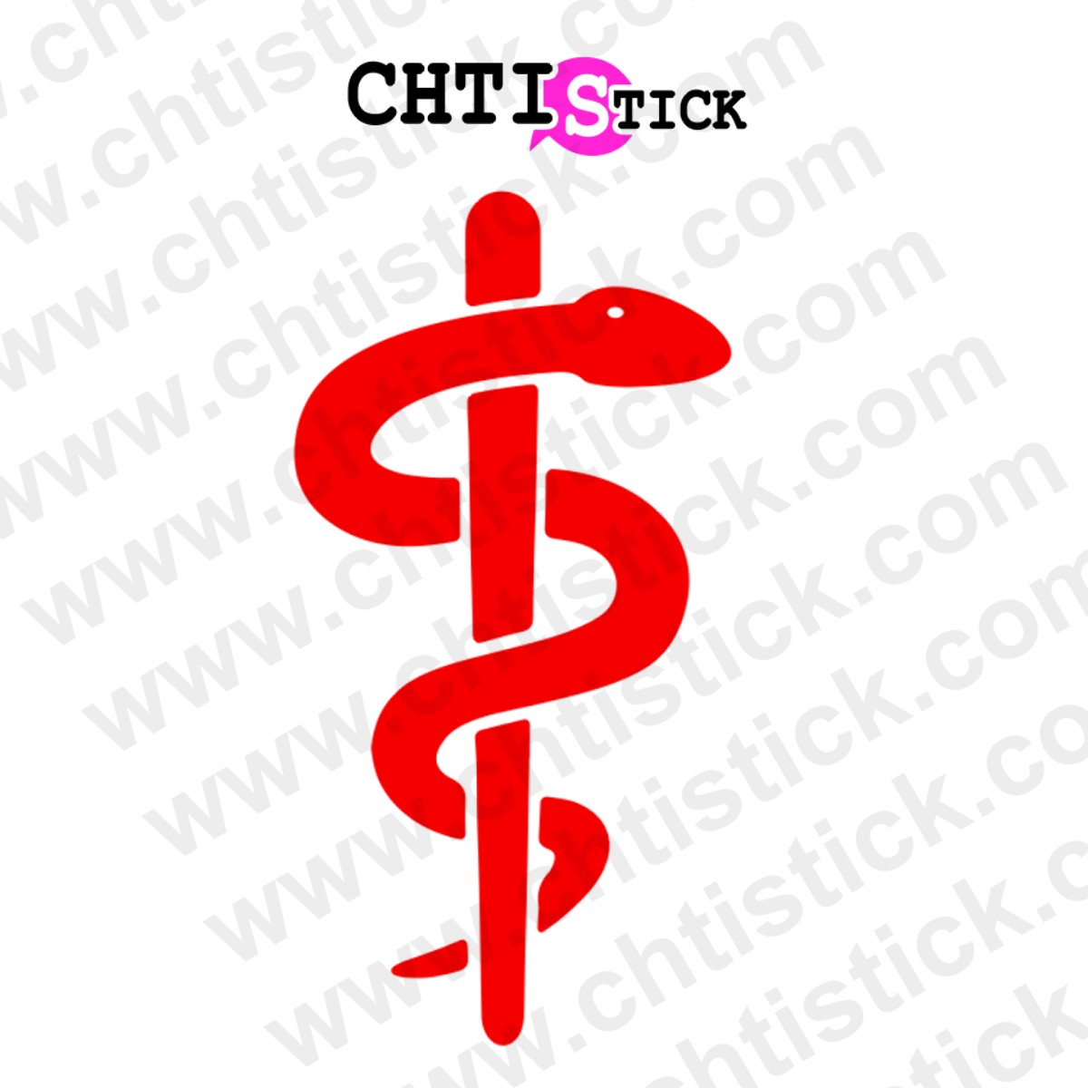 chtistick caducee infirmiere
