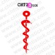 chtistick STICKER CADUCEE MEDICAL 4