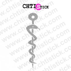 chtistick caducée médical dépoli