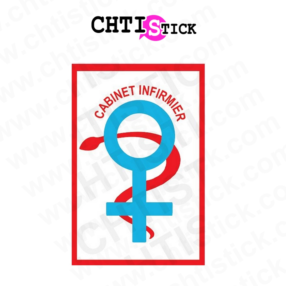 chtistick caducee infirmier