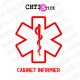 chtistick sticker caducee creuse