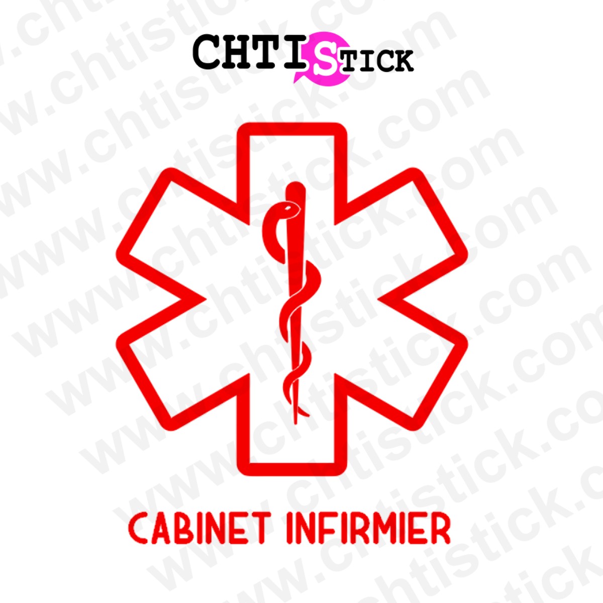 chtistick sticker caducee creuse