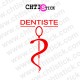 chtistick caducée dentiste