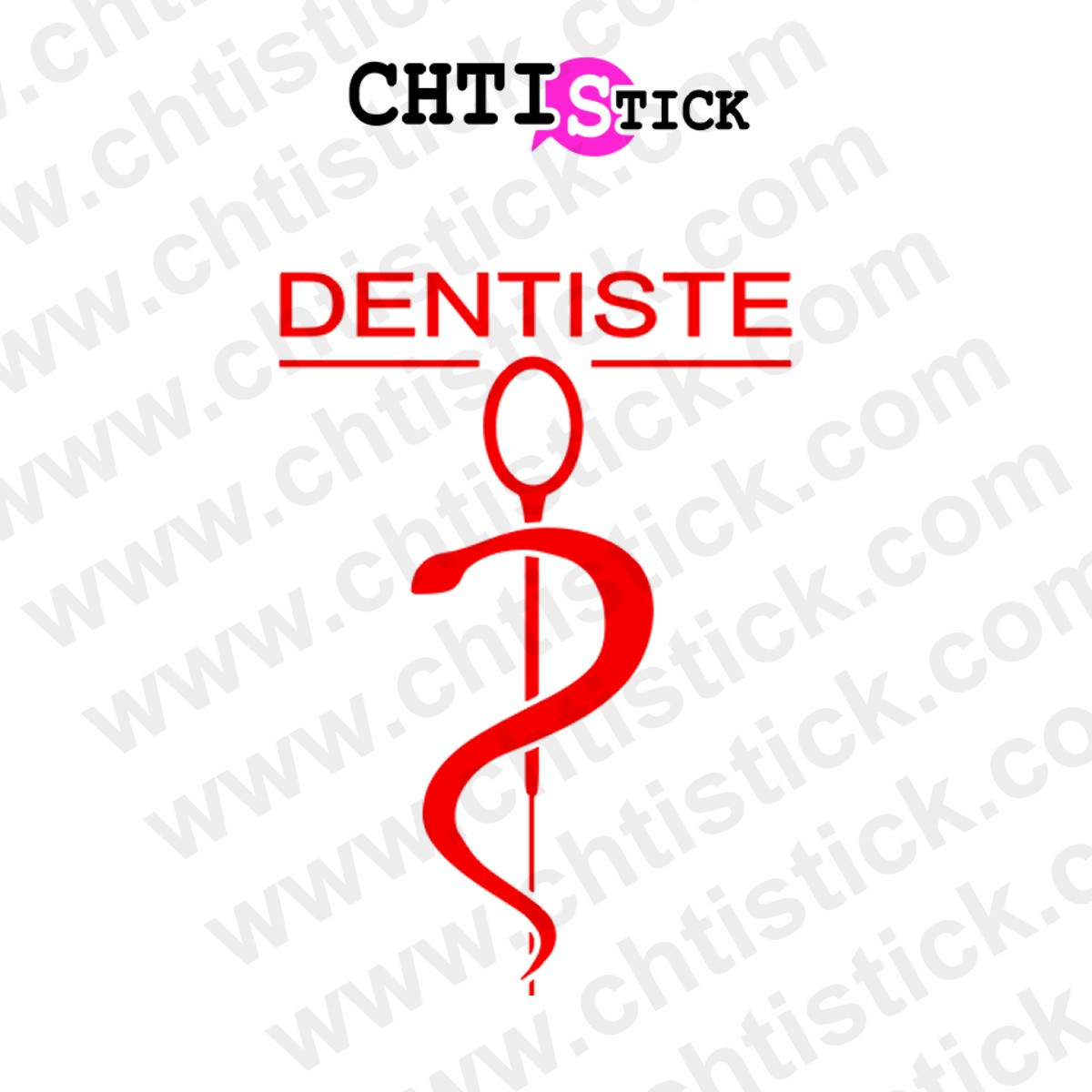 chtistick caducée dentiste
