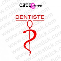 chtistick caducée dentiste