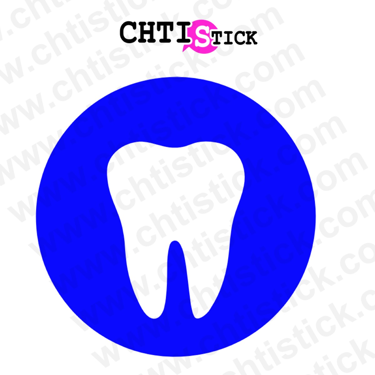 chtistick sticker cabinet dentaire