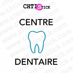 Chtistick stickers centre dentaire