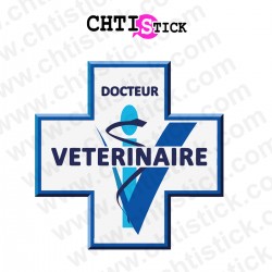 chtistick autocollant logo veterinaire