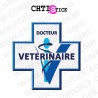 chtistick autocollant logo veterinaire